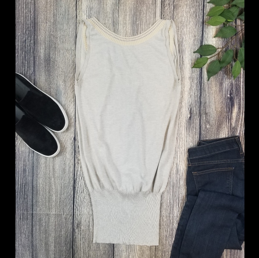 IISLI New York Cashmere Blend Tunic Tank Top